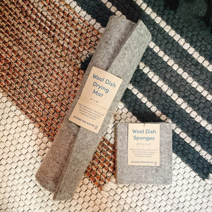 Wool Eco Dish Drying Mat