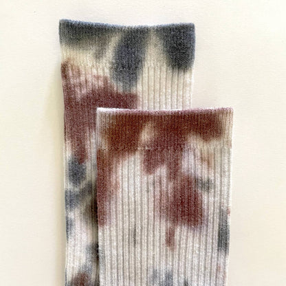 Western Tie-dye Dressy Socks (Women&