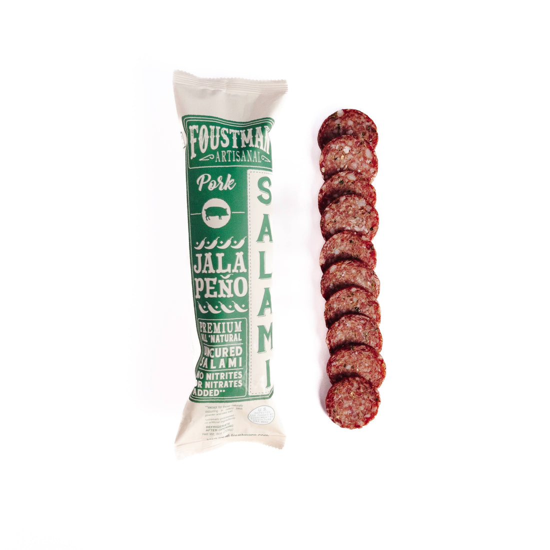 Pork Jalapeno | All-Natural Uncured Salami