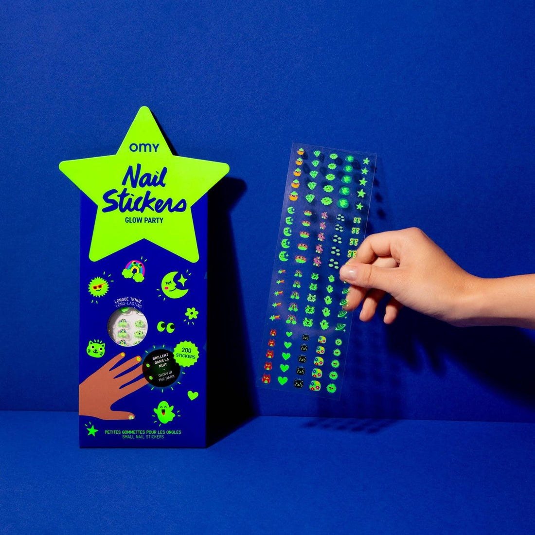 Glow party - Nail stickers - Ideal for Halloween!