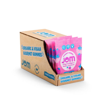Swedish Organic and Vegan Raspberry &amp; Blackcurrant Gummies
