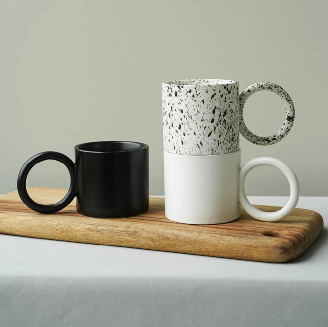 Nordic Mugs With Big Round Handle