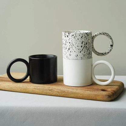 Nordic Mugs With Big Round Handle